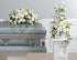 Floral Cathedral Casket Spray and Arrangement