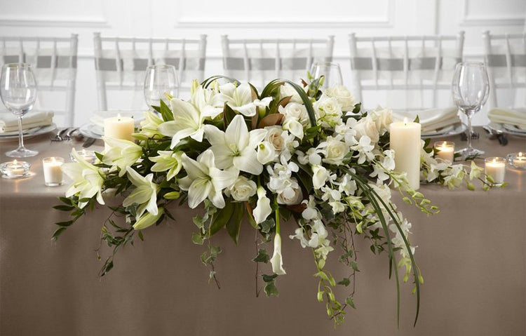  White Linen Arrangement