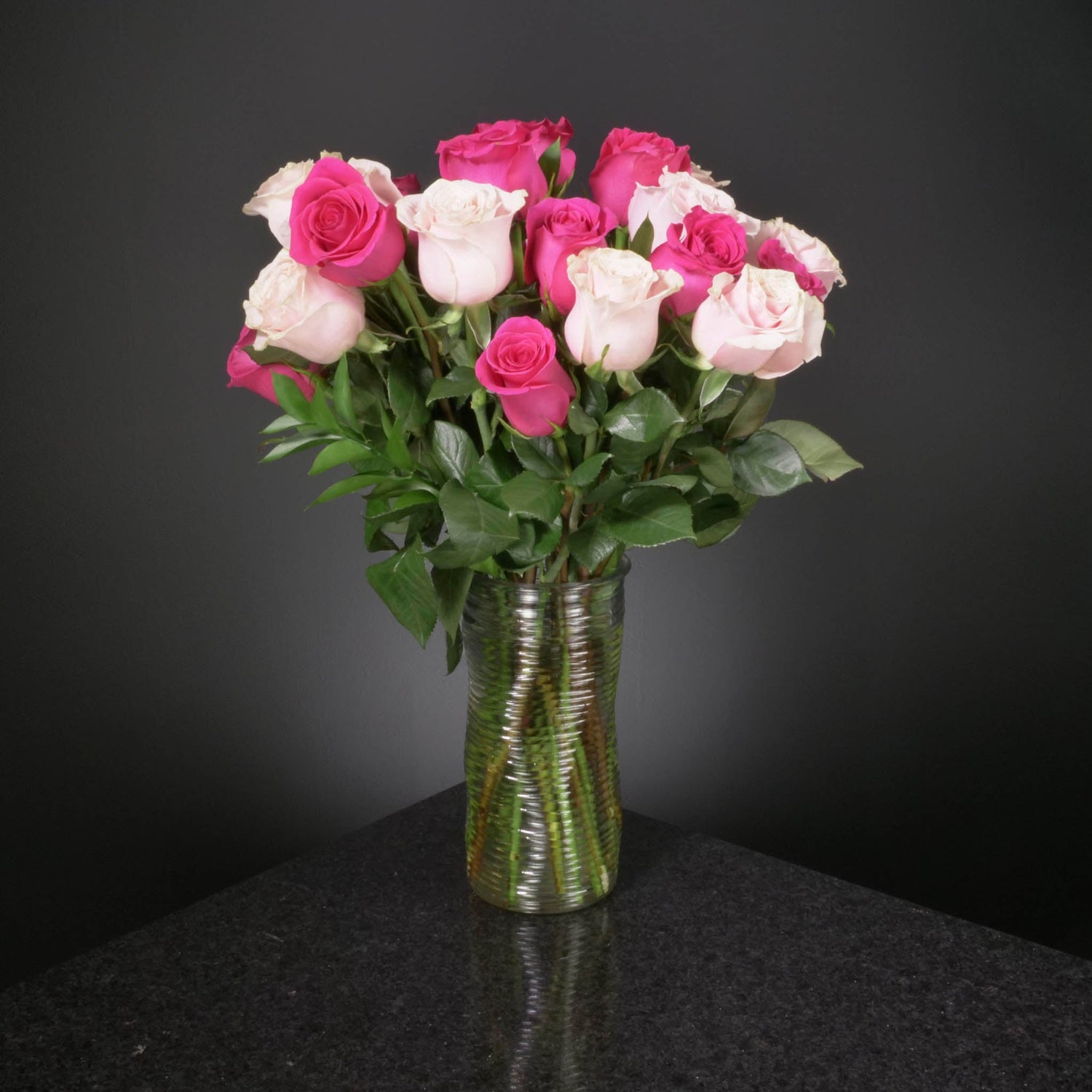  24 Roses / Vase / Basic