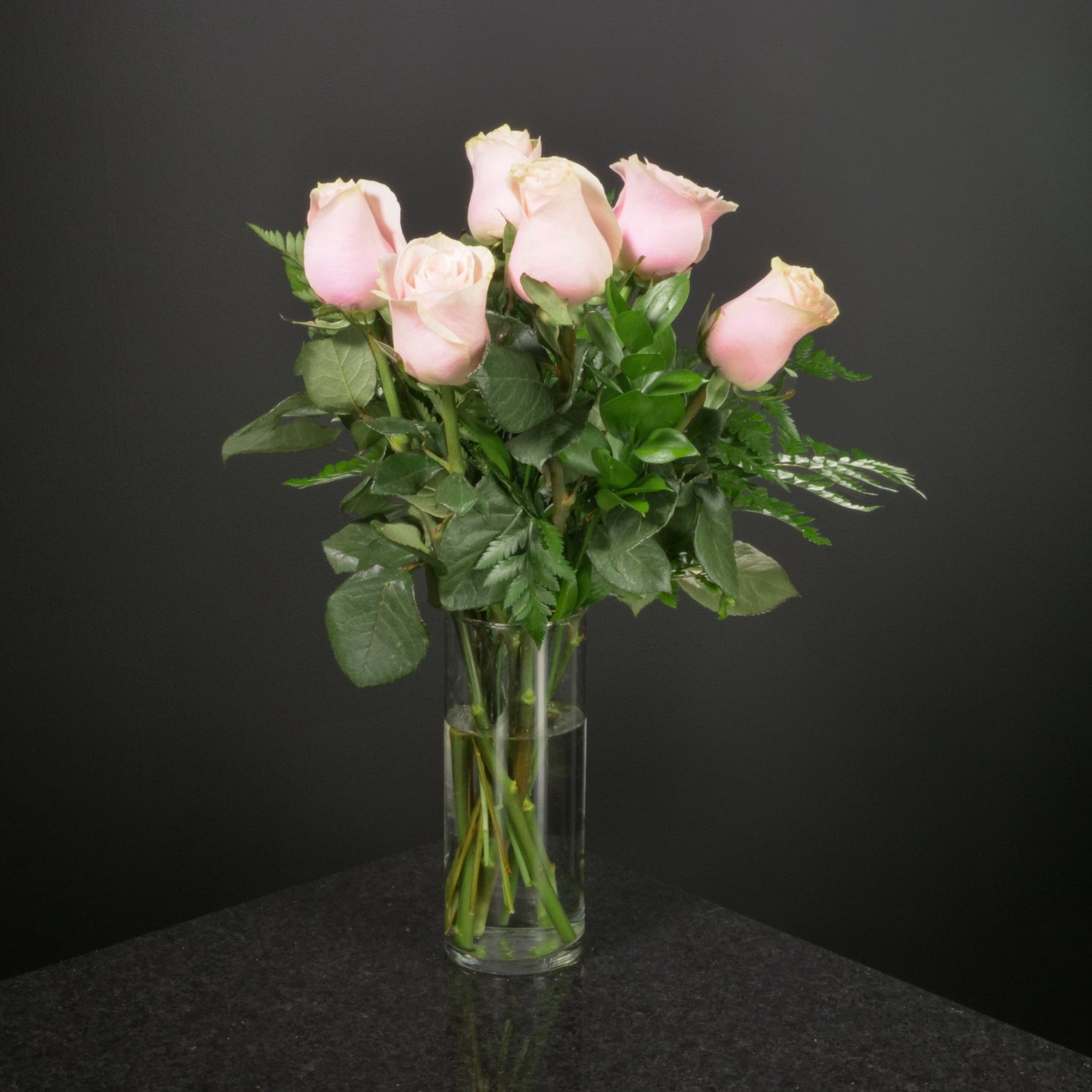  6 Roses / Vase / Basic