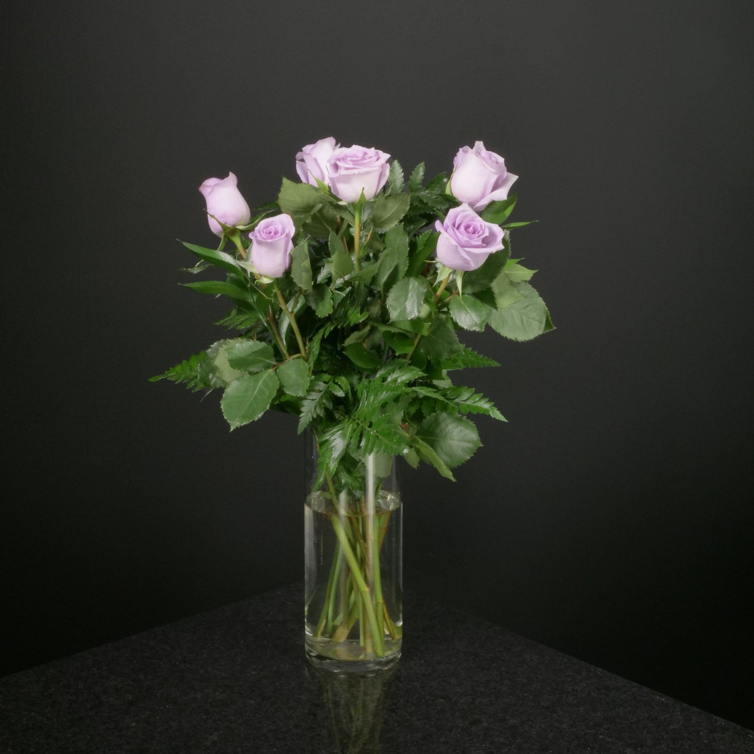  6 Roses / Vase / Basic