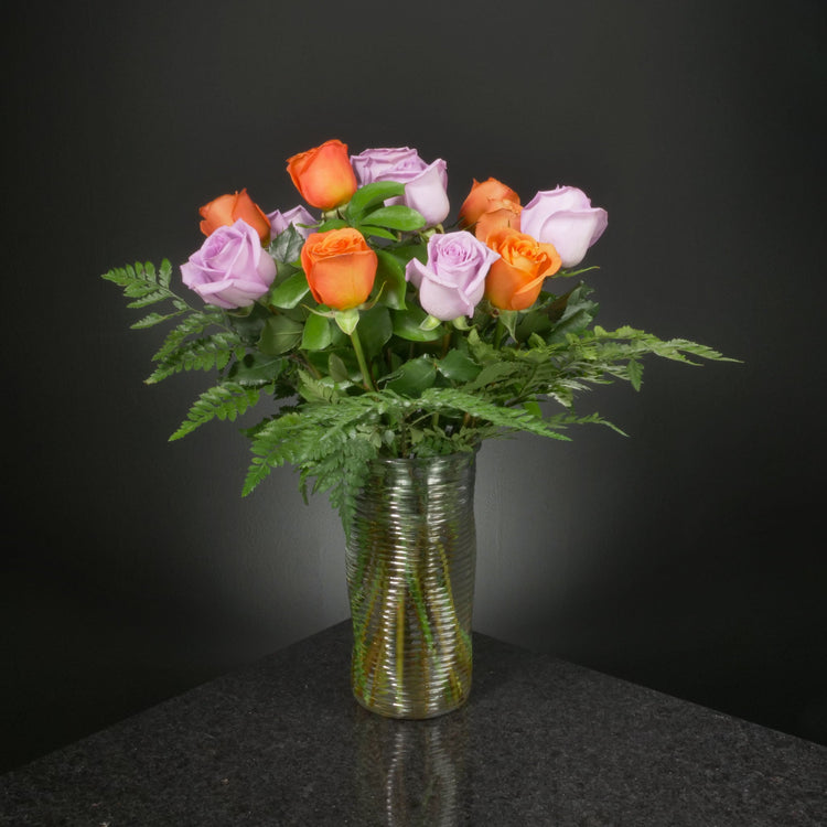  12 Roses / Vase / Basic