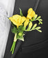 Yellow Freesia Boutonniere