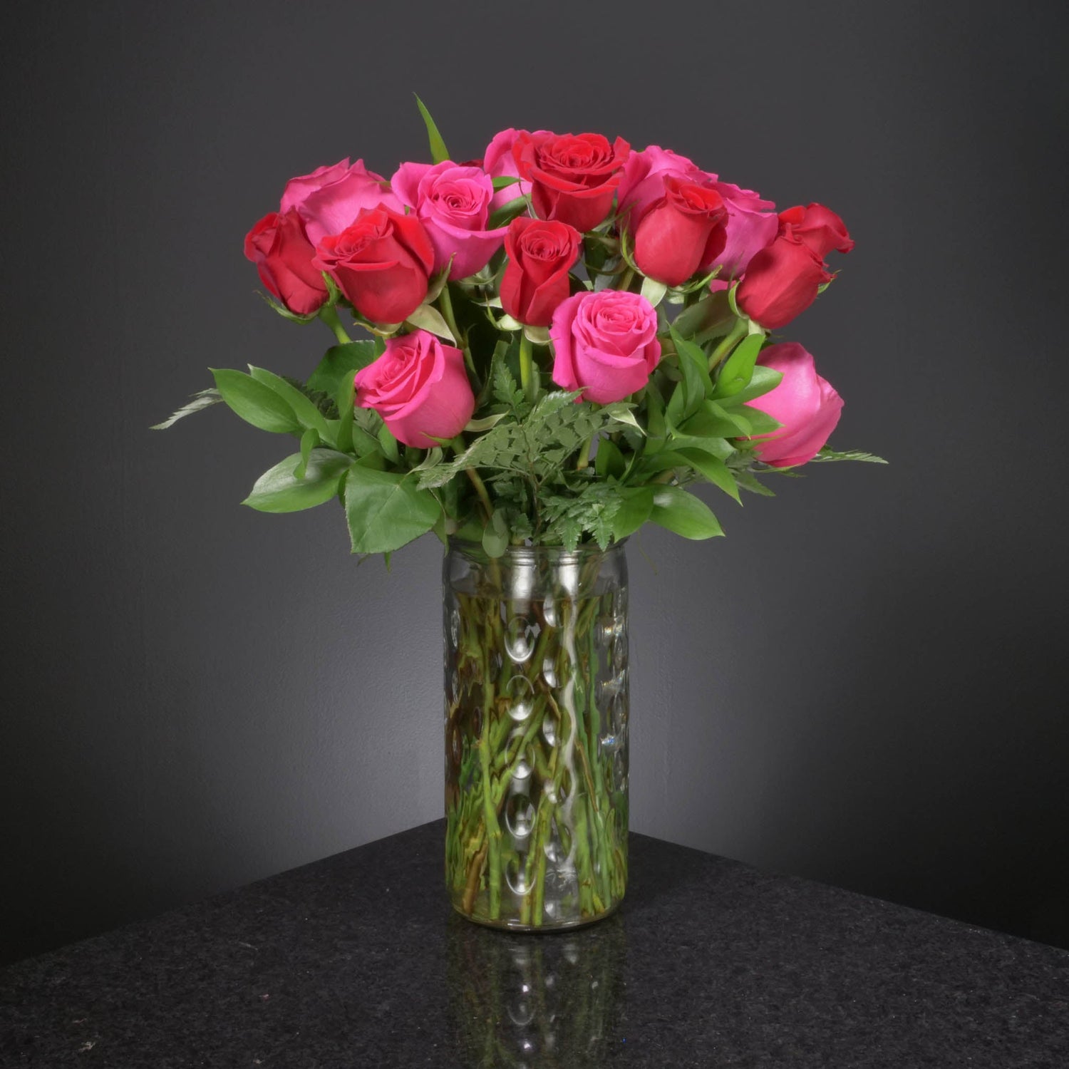  24 Roses / Vase / Basic