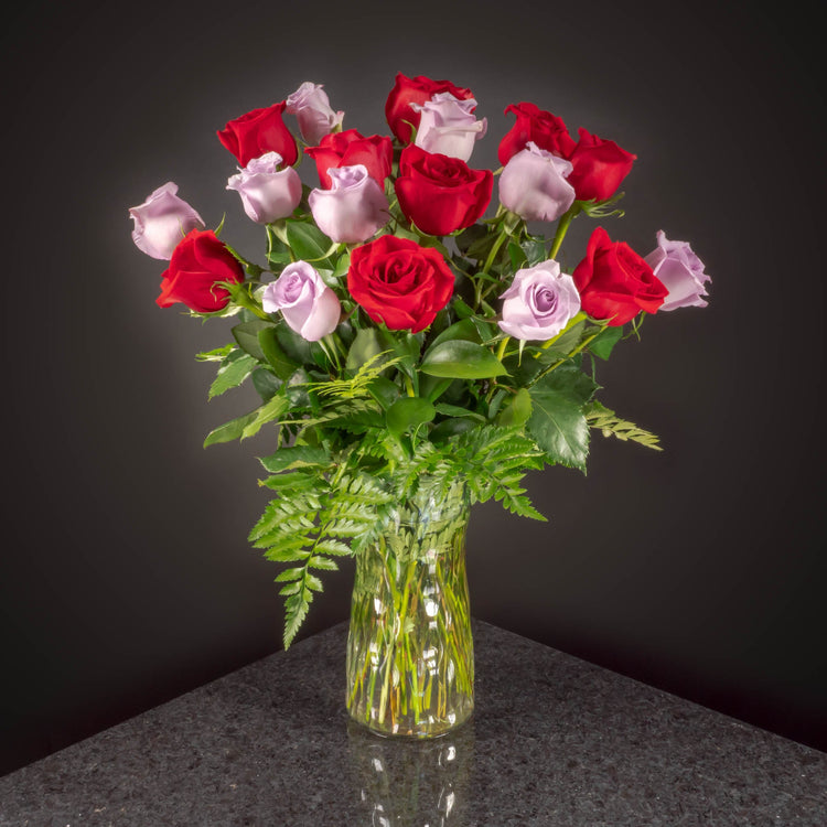  18 Roses / Vase / Basic