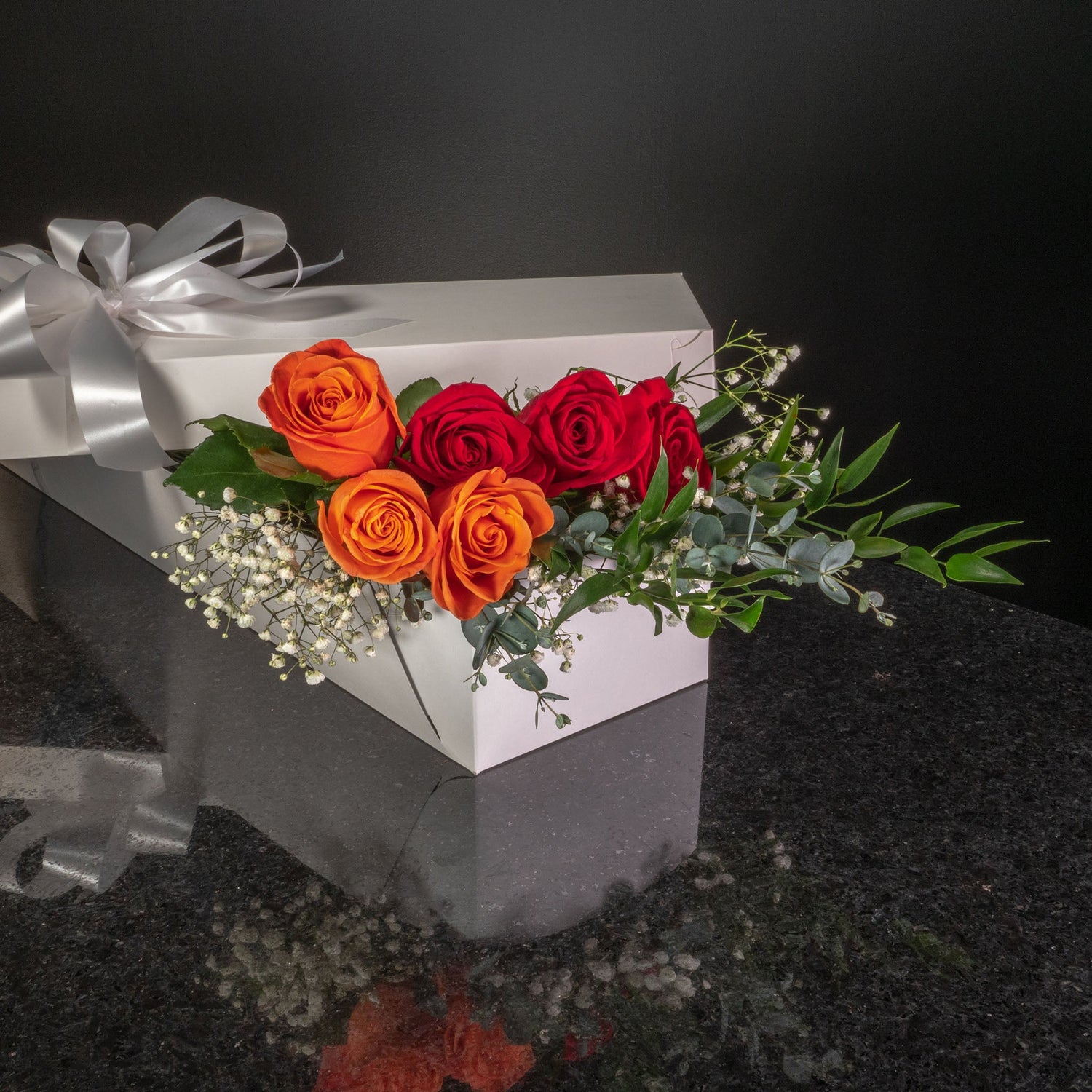  6 Roses / Boxed / Fancy