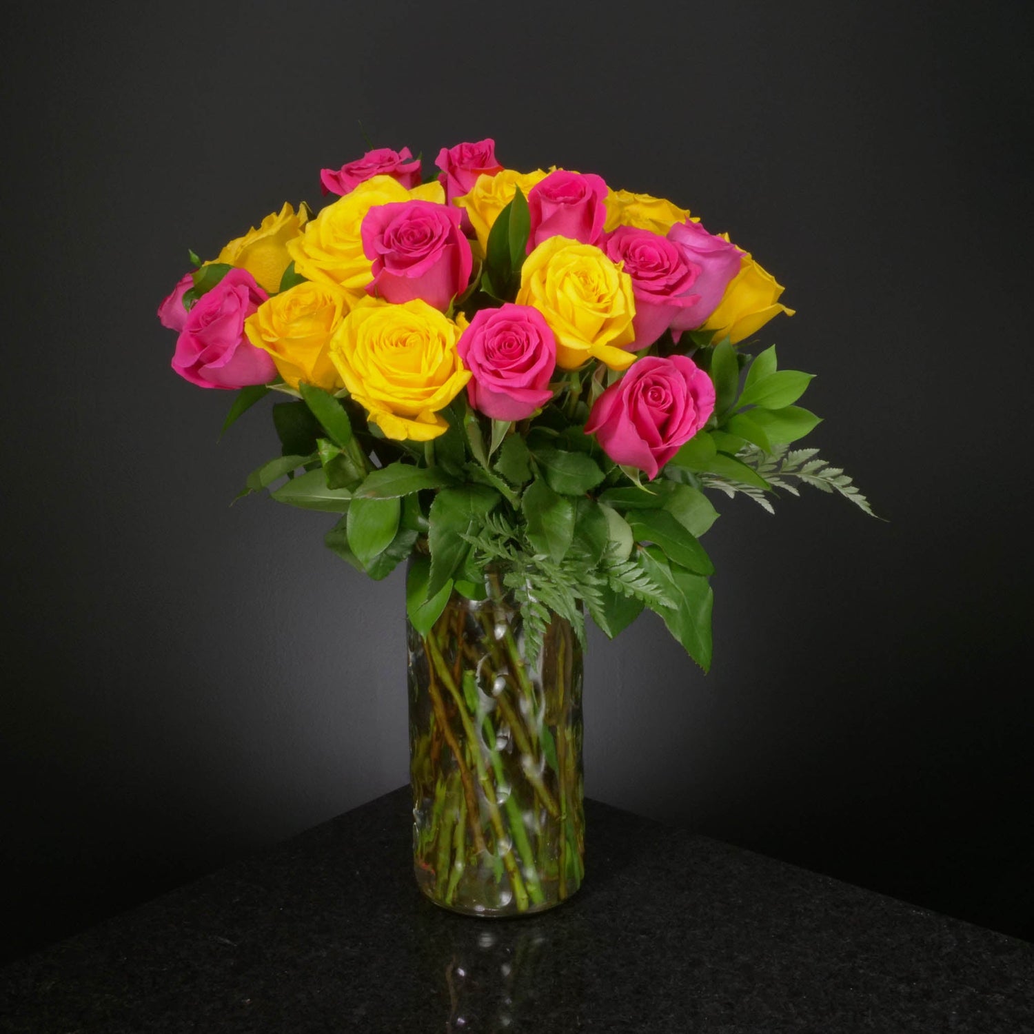  24 Roses / Vase / Basic